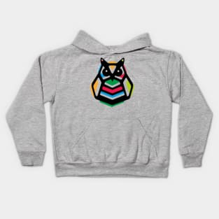 Rainbow Anigami Owl Kids Hoodie